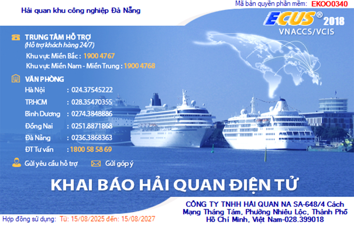DỊCH VỤ KHAI BÁO HẢI QUAN