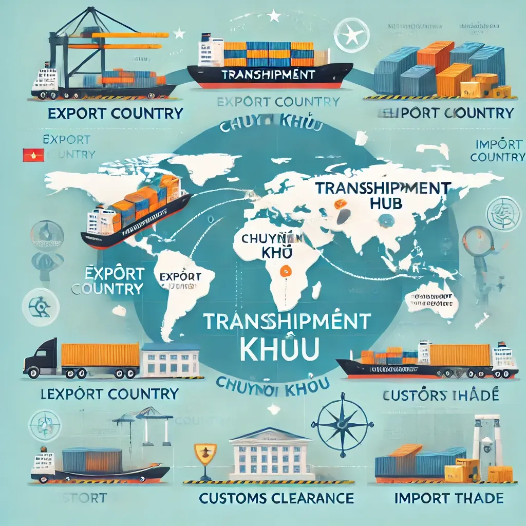CHUYỂN KHẨU LÀ GÌ? TẦM QUAN TRỌNG VÀ NHỮNG ĐIỀU DOANH NGHIỆP CẦN LƯU Ý